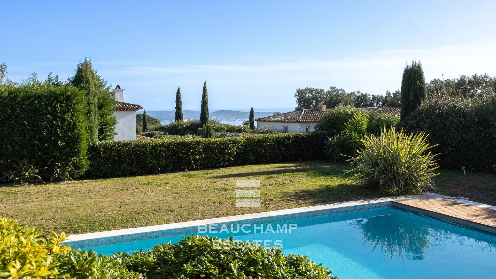 Villa provençale 4 chambres avec vue mer - Grimaud