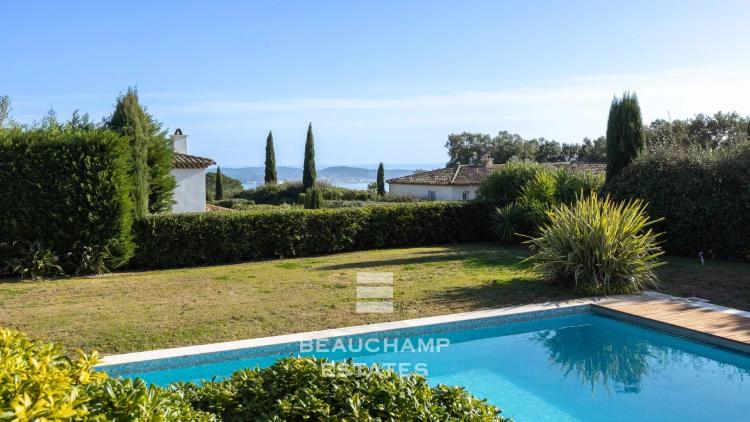 Villa provençale 4 chambres avec vue mer - Grimaud