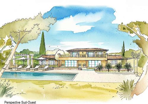 Villa de luxe à vendre Les Salins Saint-Tropez – à Pieds centre et plage