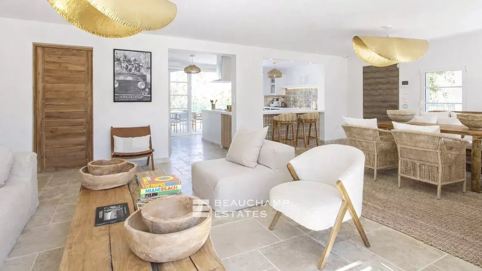 Villa bohème chic à deux pas de la plage des Canoubiers et du centre de Saint-Tropez