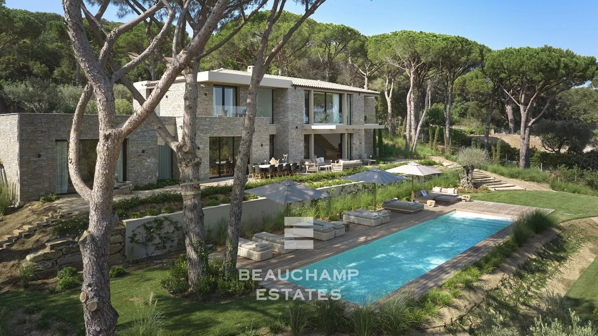 Luxueuse villa de 6 chambres à deux pas du Centre de Saint-Tropez