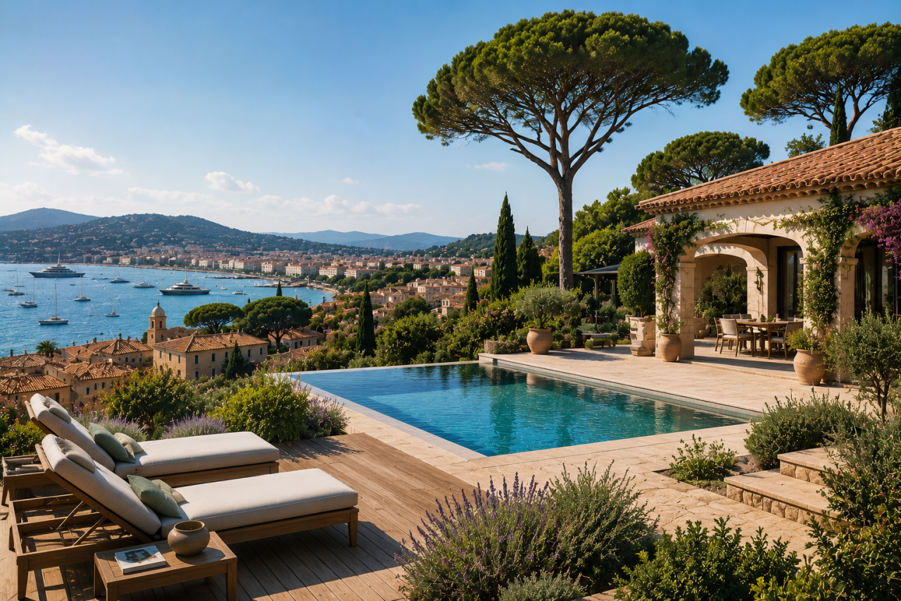 Budget villa Saint-Tropez